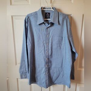 Strafford men's travel wrinkle‎ free long sleeve button up shirt